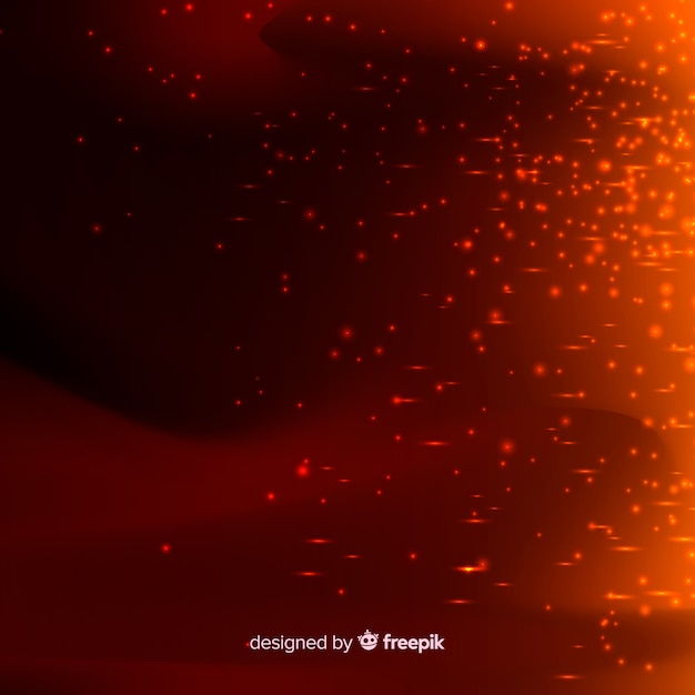 Vector abstract background with embers