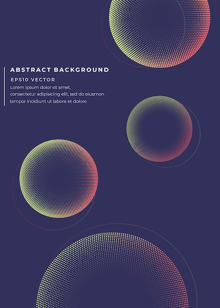 Vector abstract background