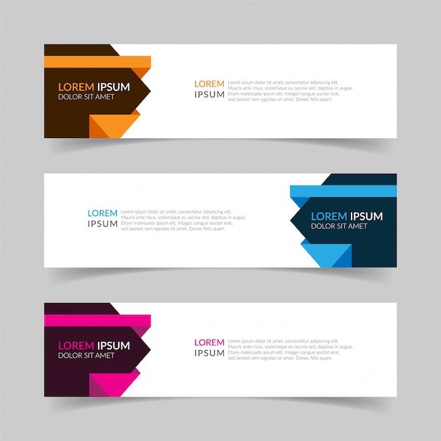 Abstract Banner Modern Template