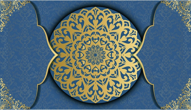 Abstract beautiful decorative background with mandala ornaments.