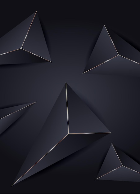 Vector abstract bloack background