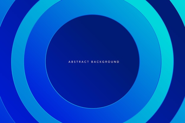 Vector abstract blue color gradient background template