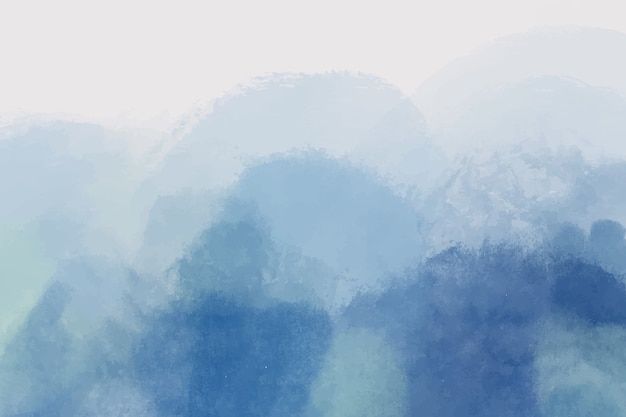 Abstract blue hand painted background