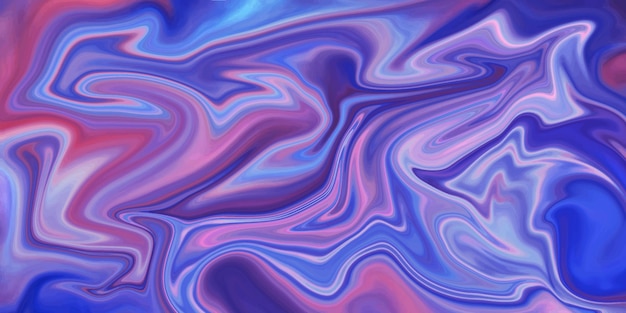 Abstract blue pink acrylic pours liquid marble surface background, beautiful fluid abstract paint