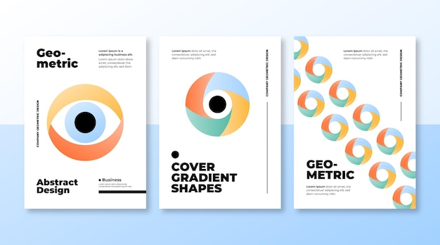 Abstract business cover collection