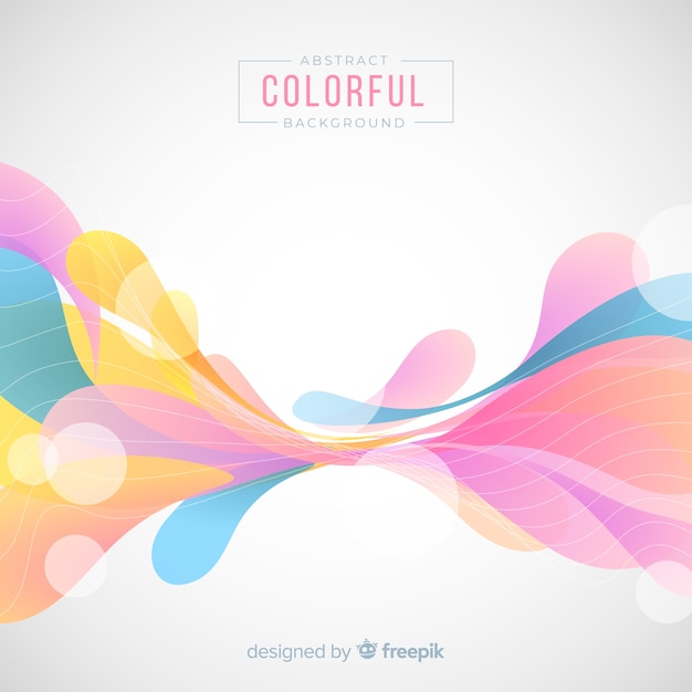 Vector abstract colorful background