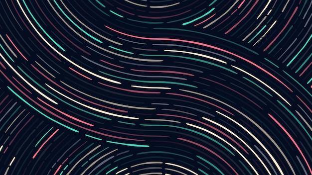 Abstract colorful circle lines art background