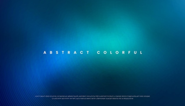 Abstract Colorful Gradient Blurred Smooth Blue and Green Colors Background