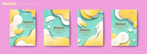 Abstract cover template