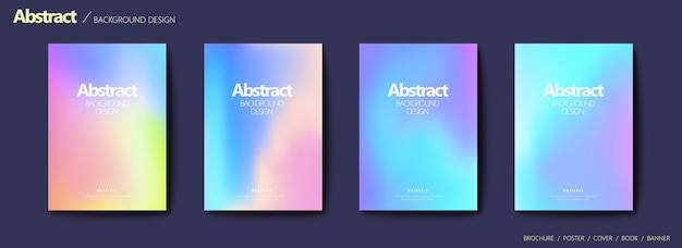 Abstract cover template