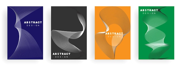 Vector abstract design for poster and booklet vector illustration