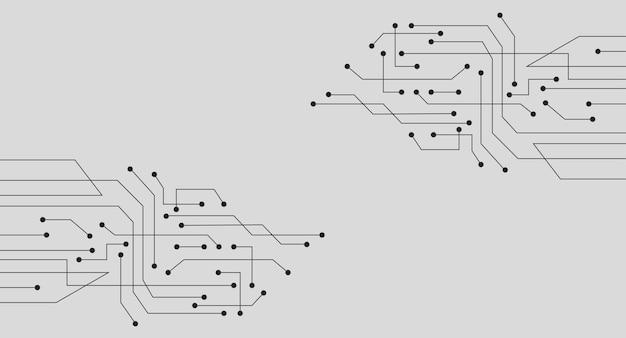 Vector 기술 회로판과 함께 추상적인 디지털 배경