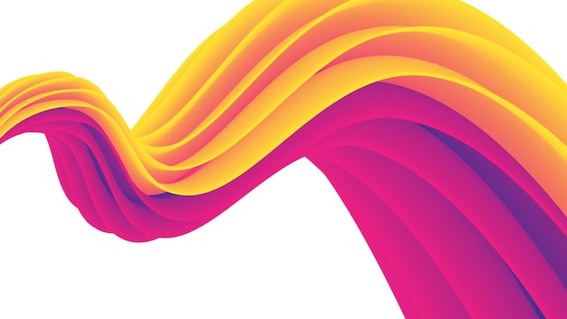 Abstract fluid color design background. Trendy holographic gradient shapes.