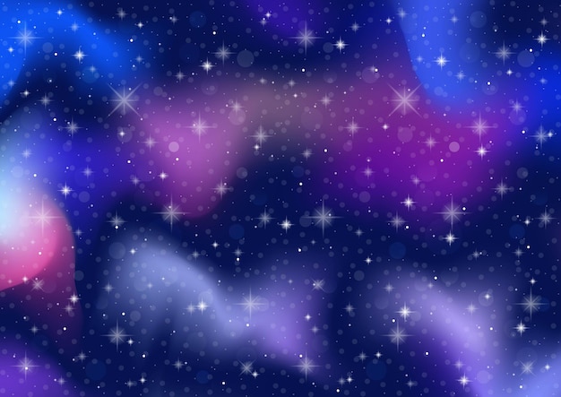 abstract galaxy. cosmos space and stars effect background.