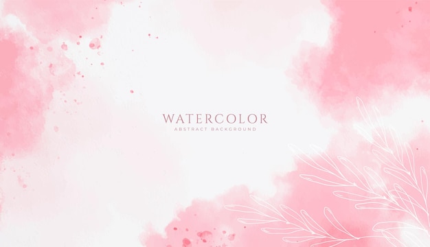 Abstract horizontal watercolor background Neutral light colored empty space background illustration