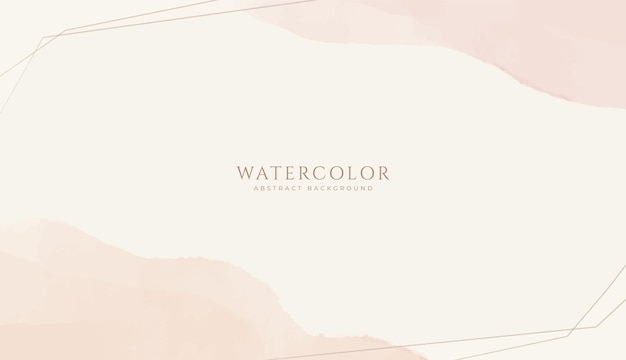 Abstract horizontal watercolor background Neutral light colored empty space background illustration