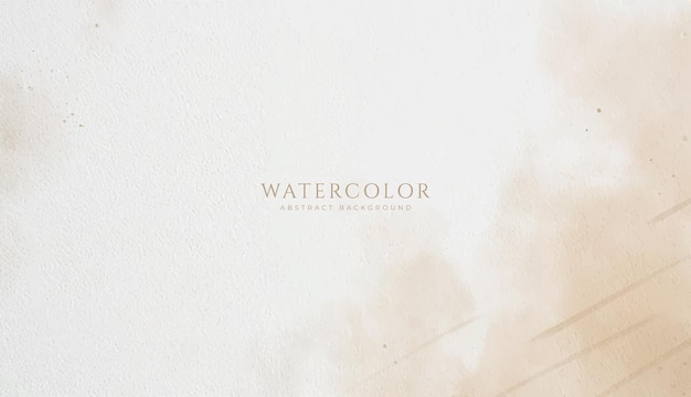 Abstract horizontal watercolor background Neutral light colored empty space background illustration