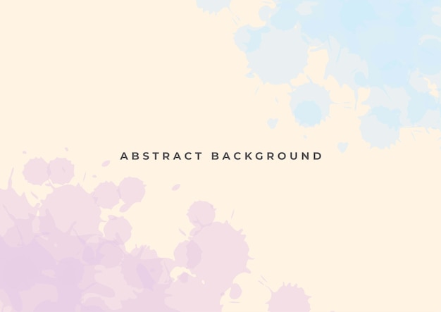 Vector abstract pastel background with colorful splash