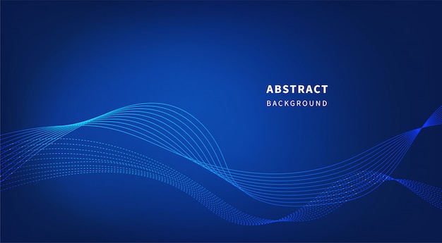 Abstract technology blue background.