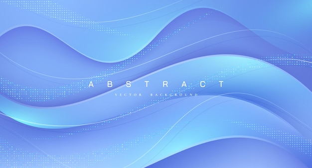 Vector abstract trendy blue background.