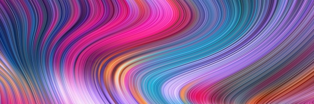 Abstract twisted liquid colorful design