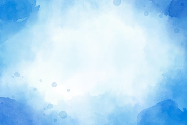 Abstract watercolor blue background