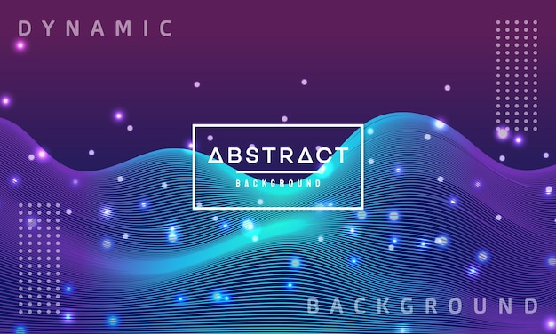 Abstract wave background Element for design Stylized line art Curved wavy line smooth stripe Vector