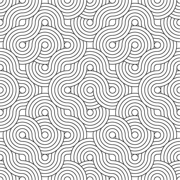 Vector abstract wave pattern