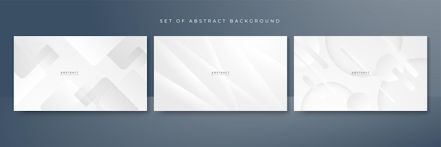 Vector abstract white background minimal geometric white light background abstract design