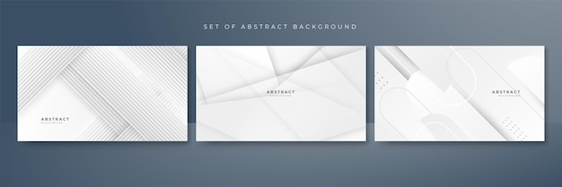 Vector abstract white background with grey hitech polygonal business corporate concept