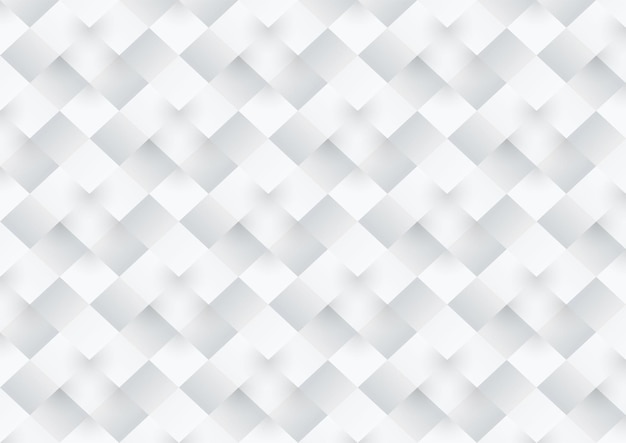 Abstract white and grey square background texture, Geometric background design