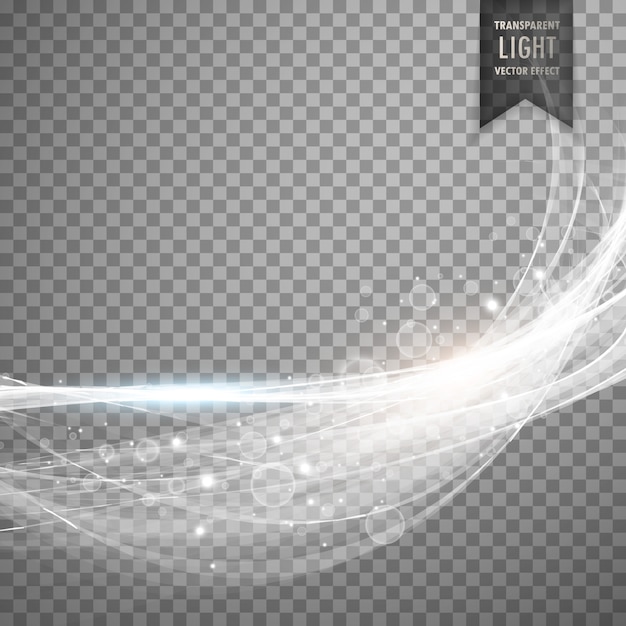 Abstract white light streak effect