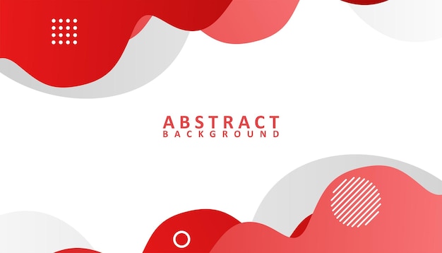 Vector abstract white and red background design