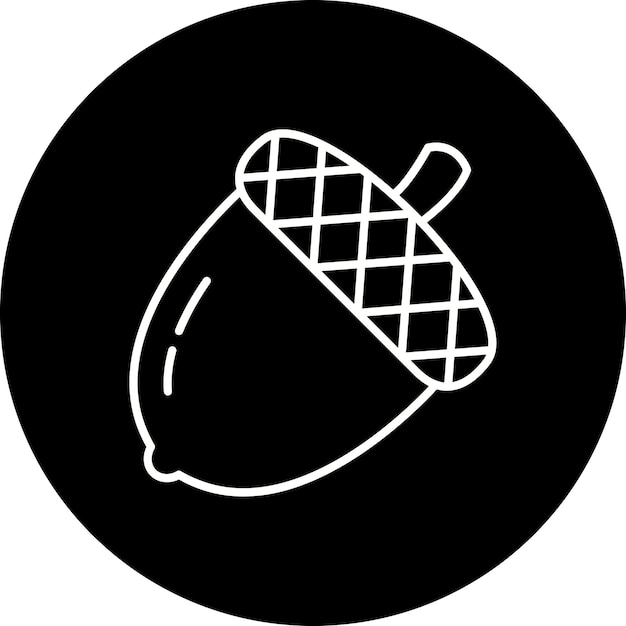 Vector acorn icon