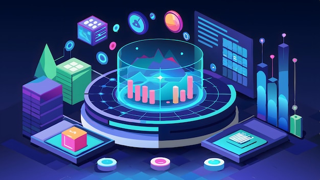 Advanced Holographic Platform for Business Data Reporting and Insights