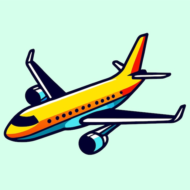 Vector airplane illustration