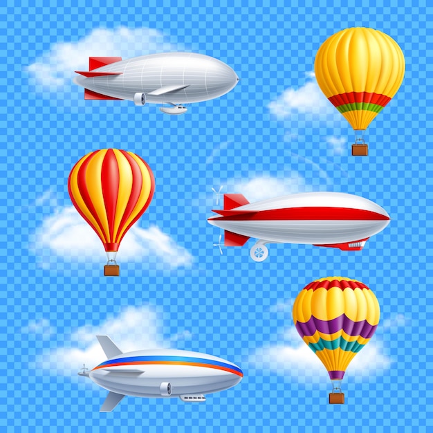 Airship Icon Set 