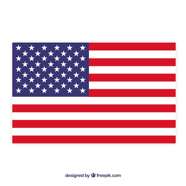 Vector american flag background