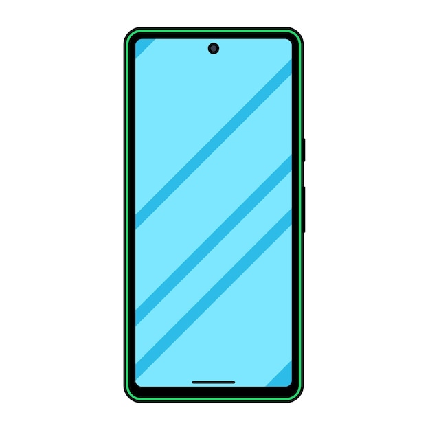 Vector android phone cartoon