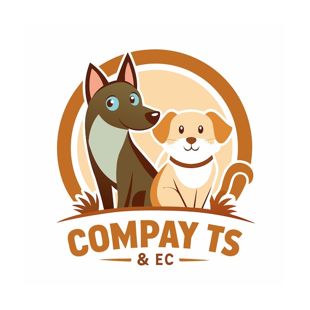 Vector animals and pets logo template