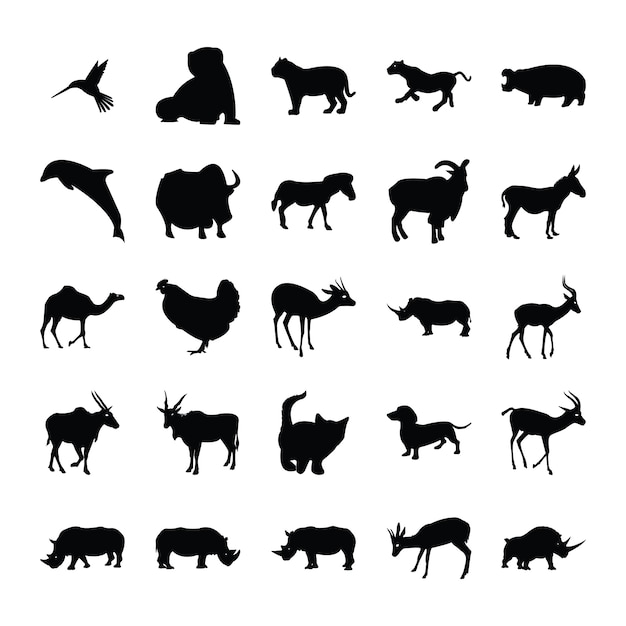 Animals Silhouette Bundle