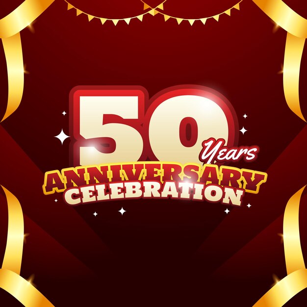 Vector anniversary gold number vector design collection