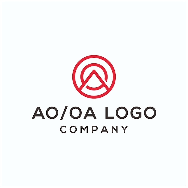 AO initial logo designs