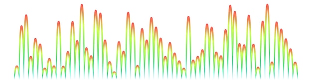 Audio record equalizer Music visualisation Digital sonic diagram