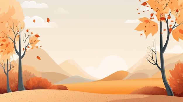 Vector autumn clipart vector background