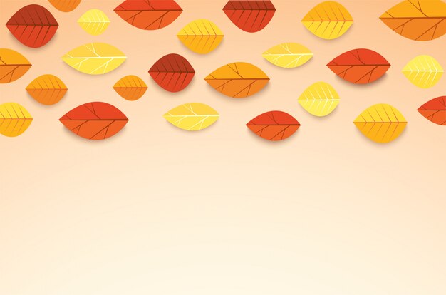 Autumn leaves background