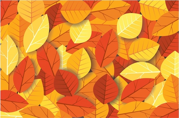 Autumn leaves background