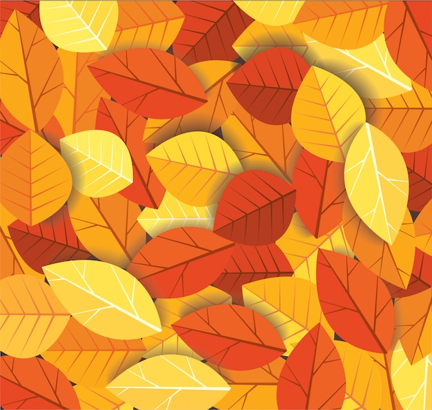 Autumn leaves background