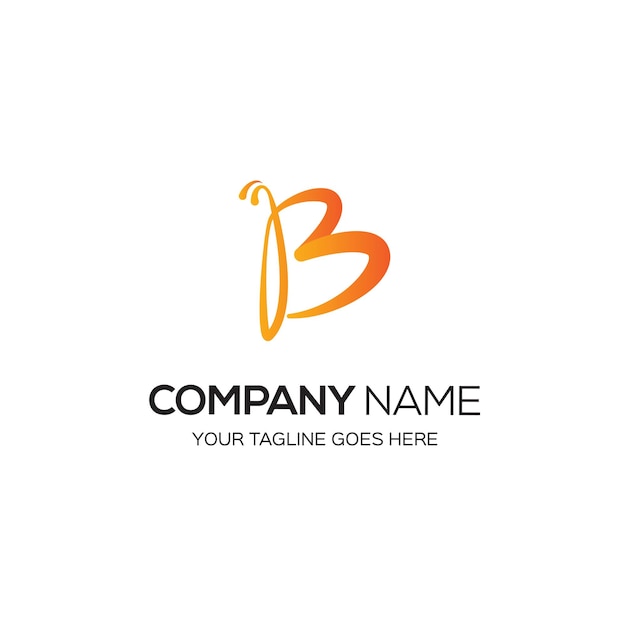 B Letter Logo Template