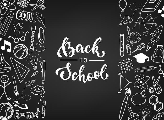 'Back to school' banner, poster, card